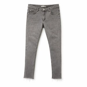 Acne Studios Grey Skinny Jeans Raw Hem Sz 28/34 Designer Luxury Mobwife